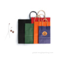 Recycled Paper Gift Bags Customized printing gift kraft paper bag Manufactory